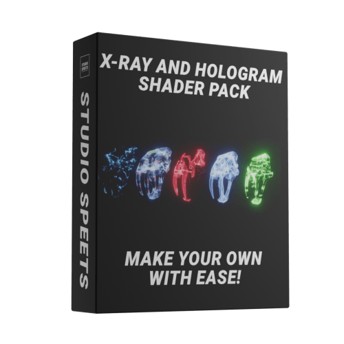 Blender X-ray and Hologram Shader pack